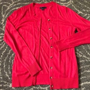 Gap pink cardigan